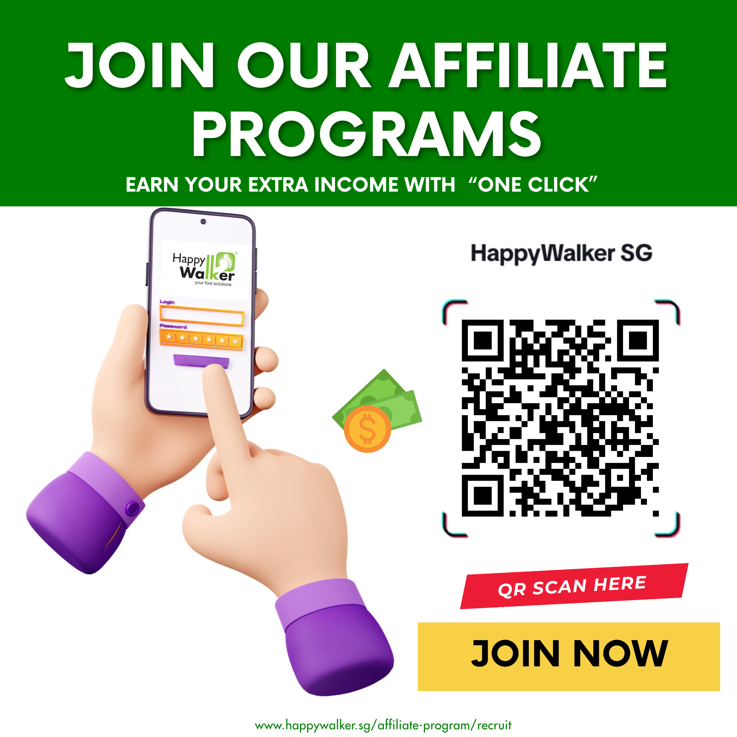  Get Extra Income & Help friend walk better & spend Less