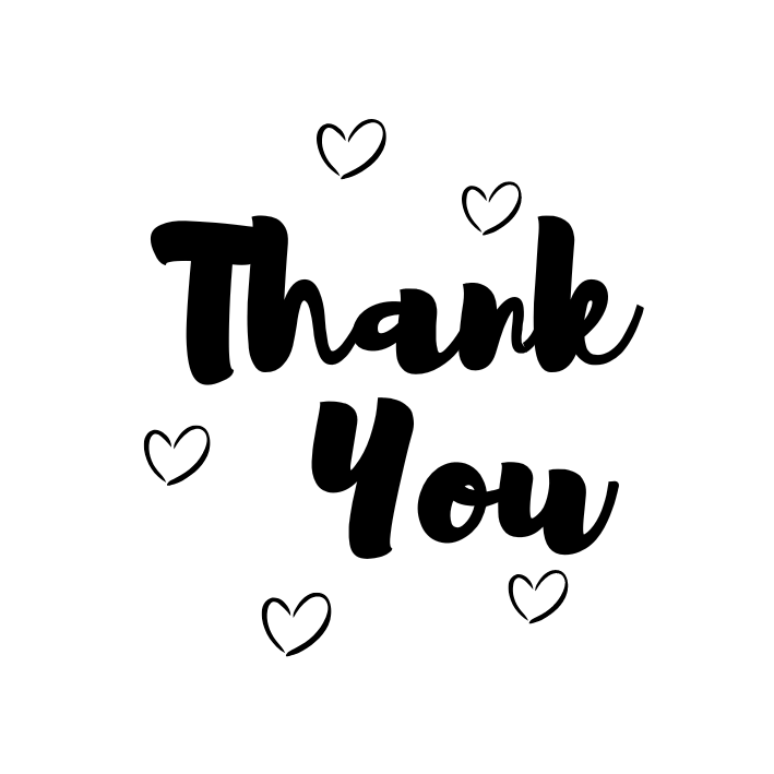 Thank You Sticker Design A