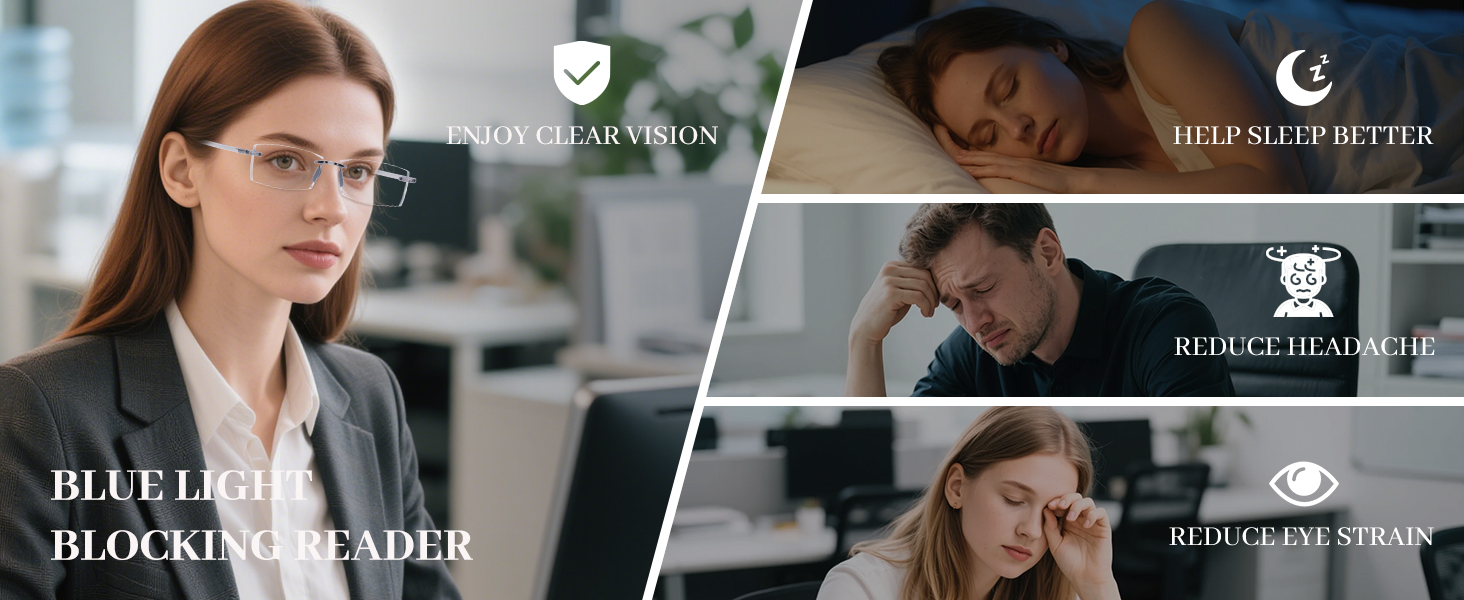 blue light reading glasses readers for men computer  blue light blocking anti-blue eyeglasses