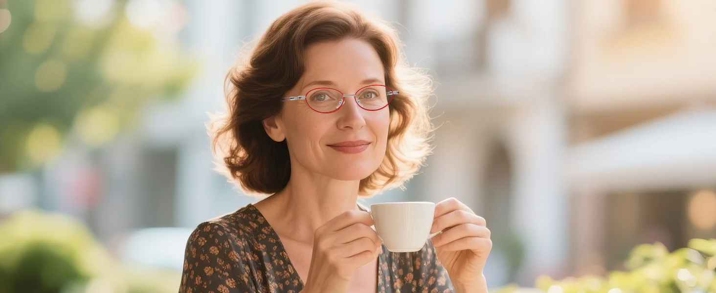 stylish blue light reading glasses for women