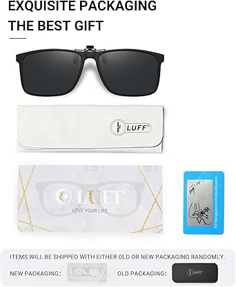 Polarization Clip-On Sunglasses Clips Flip up Myopic Sunglasses for Outdoor …