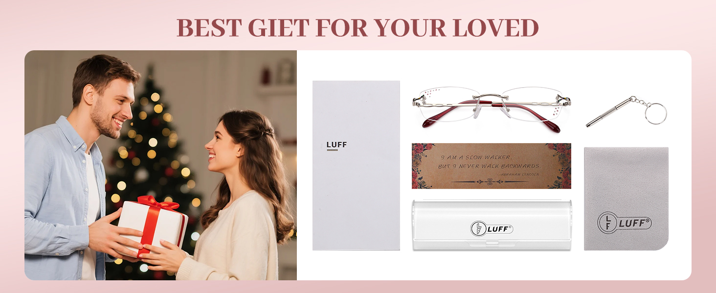 Comfortable reading glasses luff 1pack  Ultra-light quality glasses eyeglasses