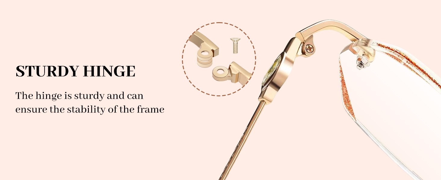 diamond trimmed rimless reading glasses,rimless reading glasses women