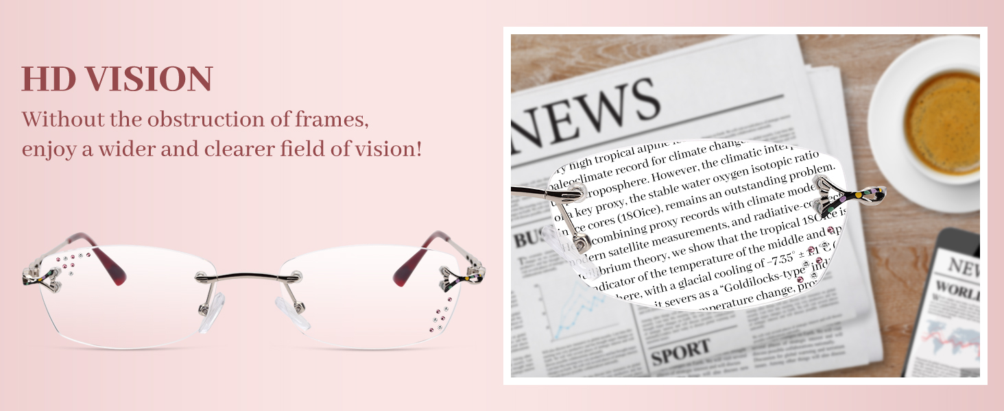 reading glasses HD Vision stylish readers for men reading glasses for women 2.5