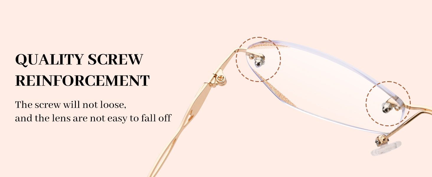 rimless eyeglasses,rimless glasses for women,individualized rimless glasses