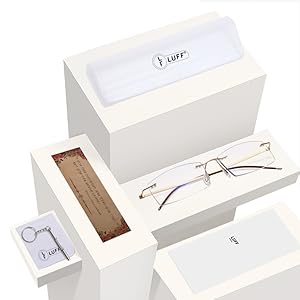 stylish rimless reading glasses reading glasses for women 2.5+ reading glasses 1.5