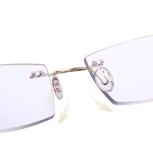 ultra light frameless reading glasses 1.5 2.0 2.5 reading glasses women rimless reading glasses