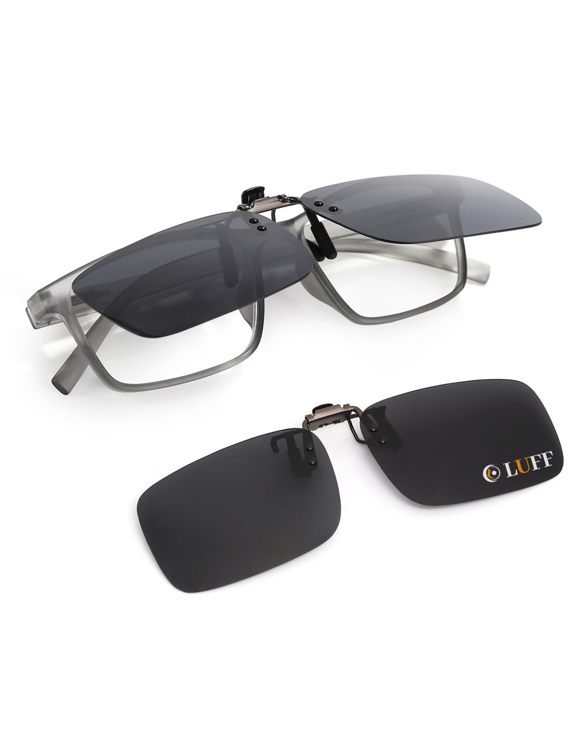 Polarized Clip on Sunglasses for Prescription/Myopia Eyeglasses Outdoor/Driving