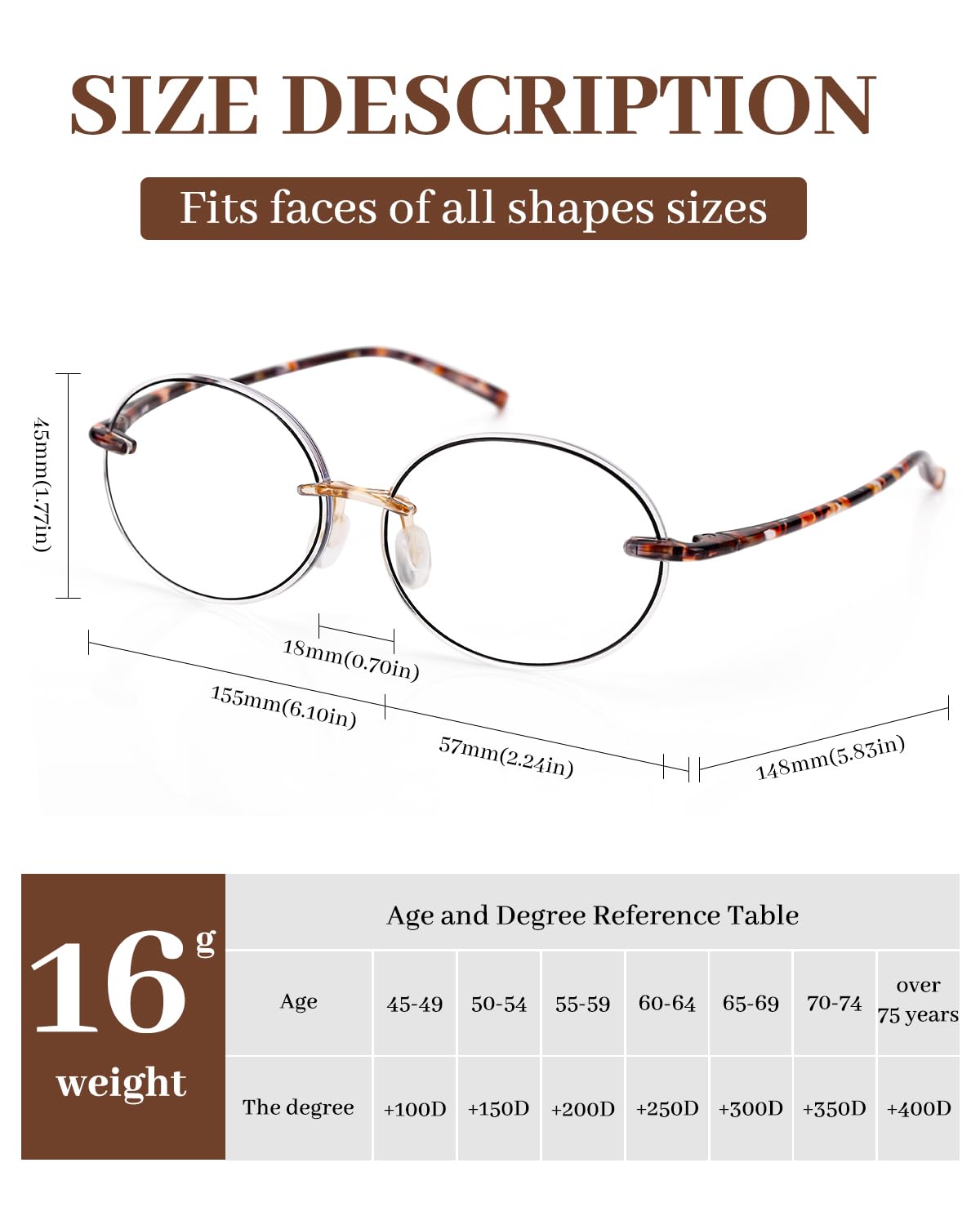 LUFF Reading Glasses for Women Men,3Pack Stylish Reader Glasses Blue Light Rimless Computer Reader Lightweight Anti Eyestrain