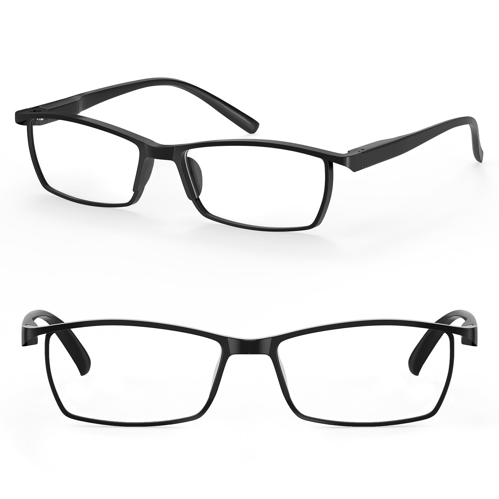 LUFF 4Pcs Anti-Blue-ray Reading Glasses Portable Ultra-Light Readers