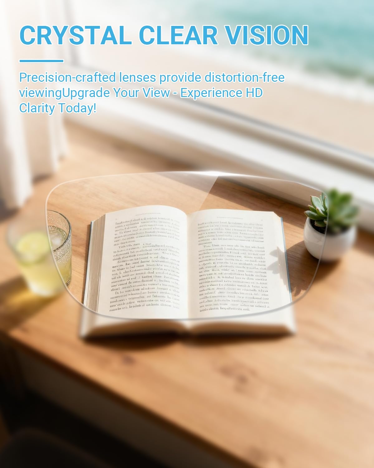 LUFF 4Pcs Anti-Blue-ray Reading Glasses Portable Ultra-Light Readers