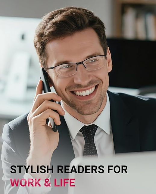 TERAISE 4PCS Fashion Anti-blue light Reading Glasses Men Women Computer Reader