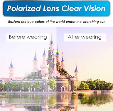 TERAISE Polarized Clip-on Sunglasses for Kids, Ultralight Sunglasses over Glasses Boys/Girls，Anti-UV400 Outdoor Play