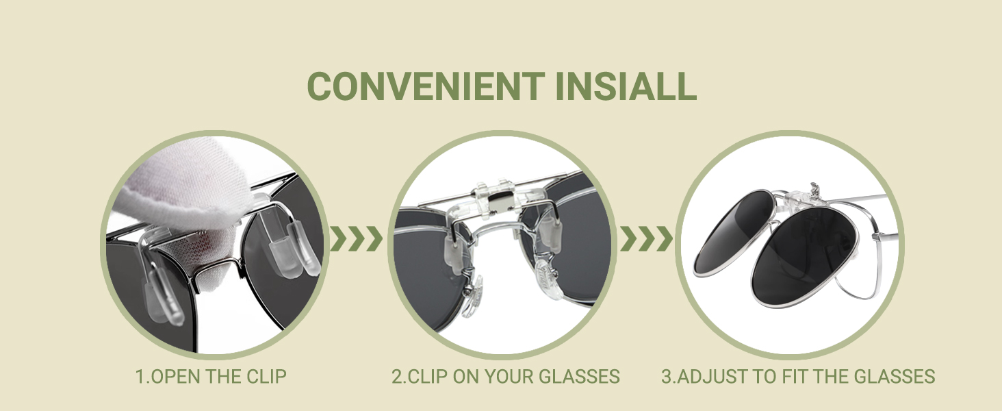 sunglasses clip on for eyeglasses snap shades fit over glasses