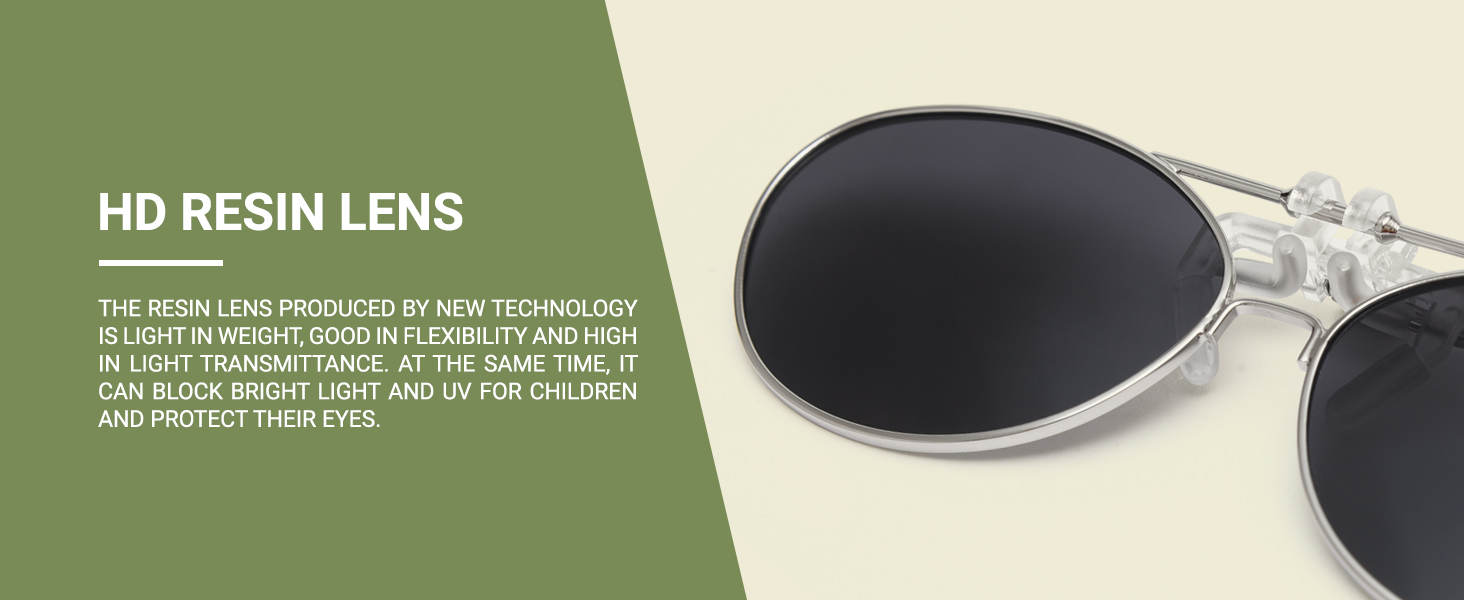 fishing cute sunglasses small round  clip on sunglasses