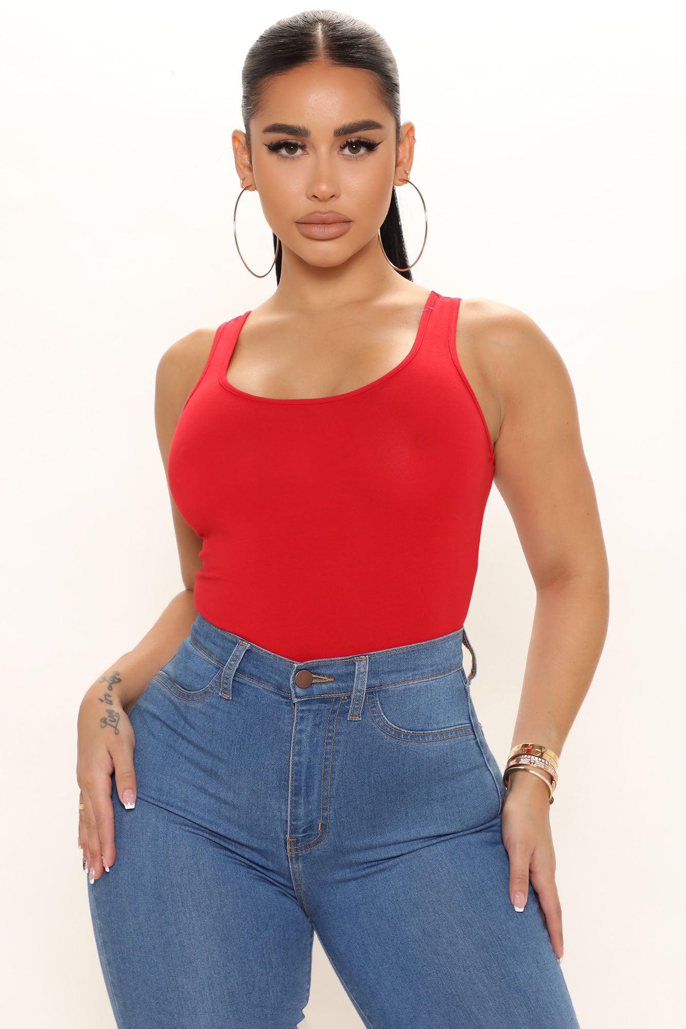 Maliah Bodysuit - Red