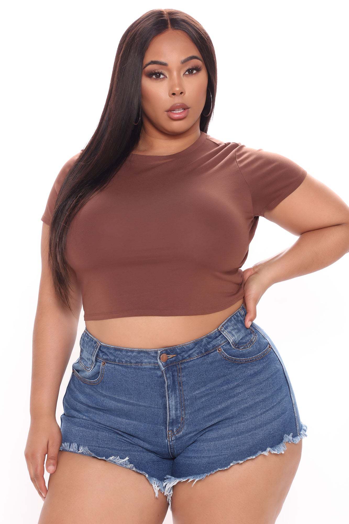 Robin Crop Top - Brown