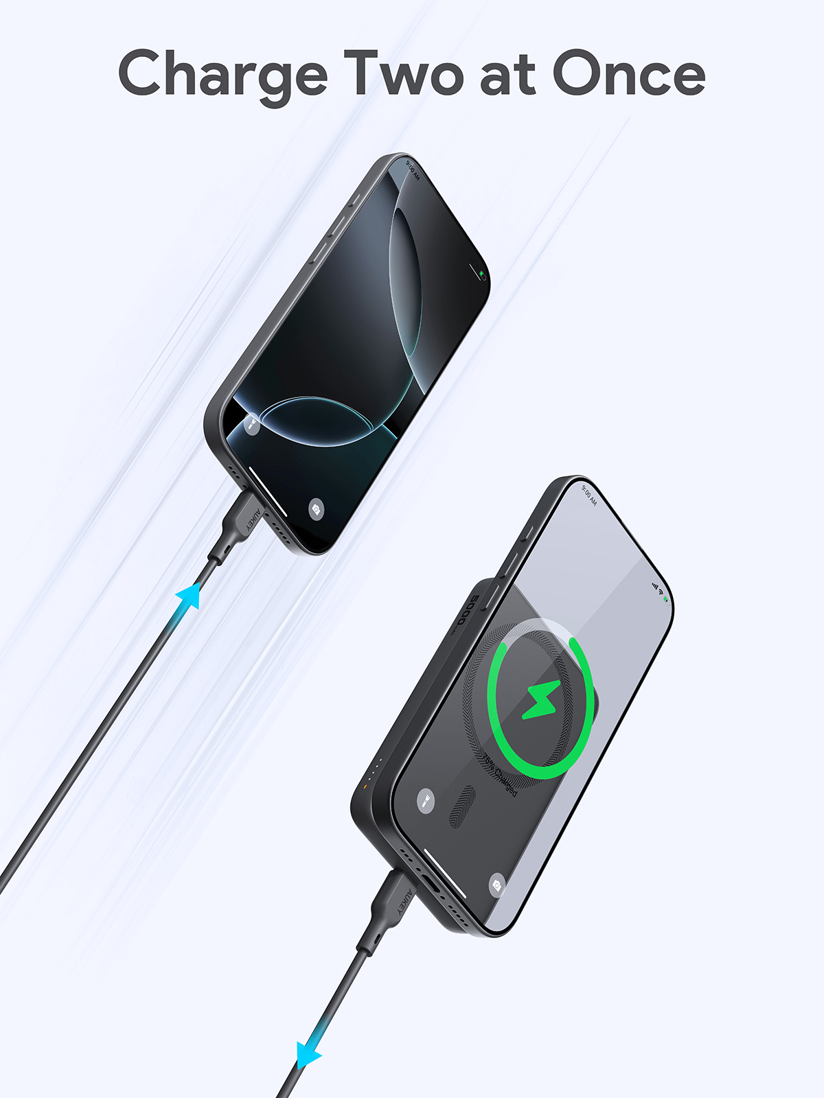 MagFusion Slim 5000mAhモバイルバッテリー PB-MS03