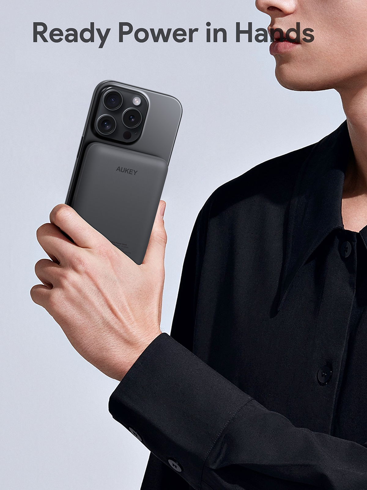 MagFusion Slim 5000mAhモバイルバッテリー PB-MS03