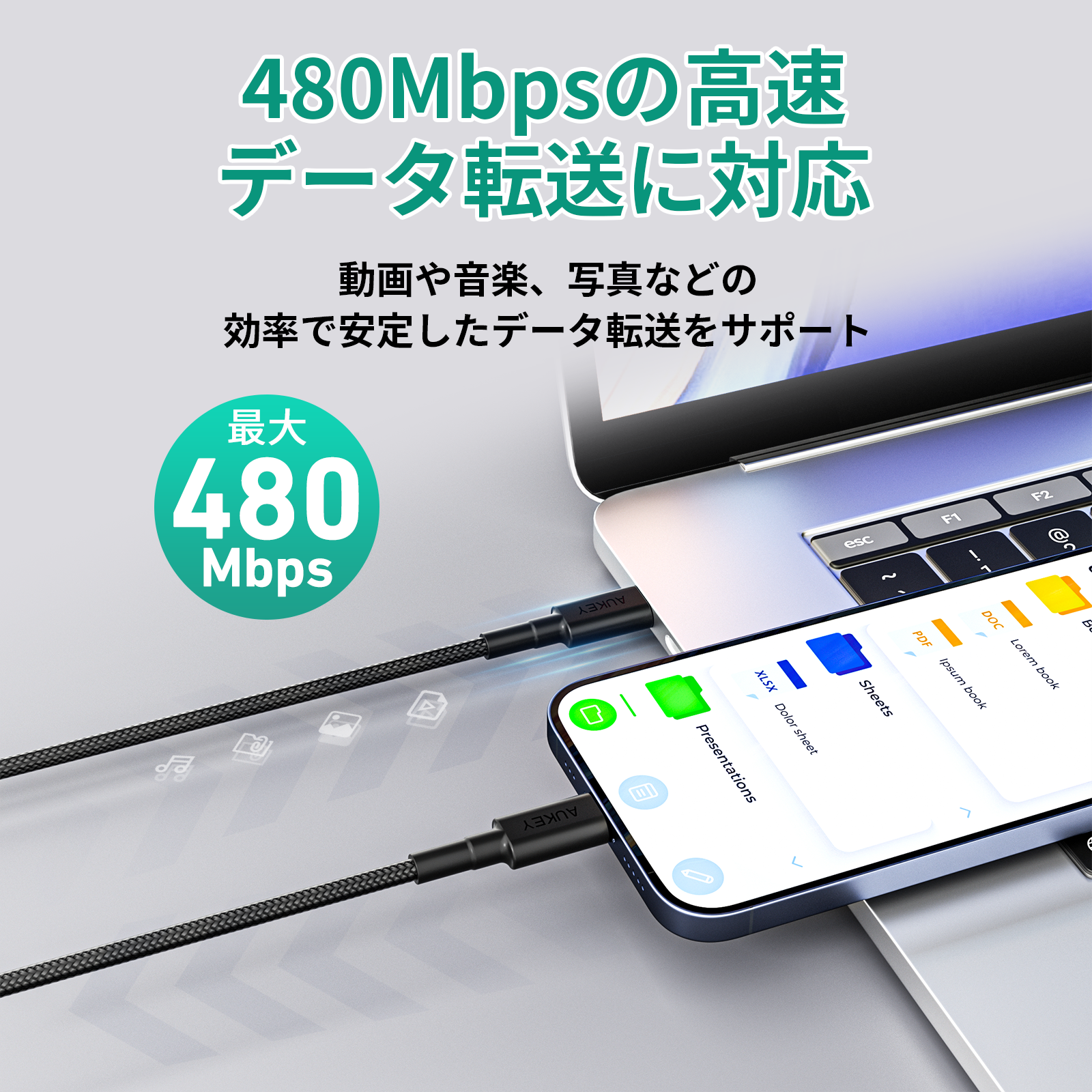 USB-C to Cケーブル CB-CC15