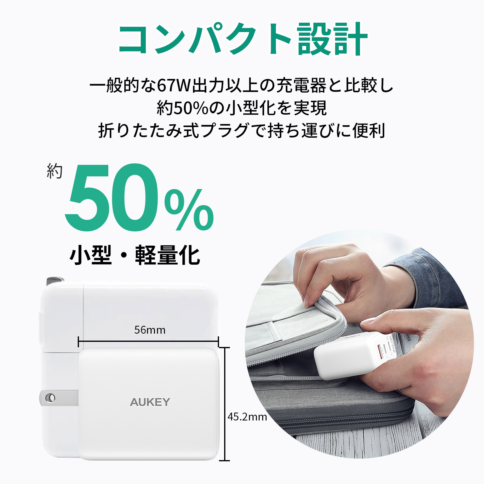 60W USB充電器 PA-B3T