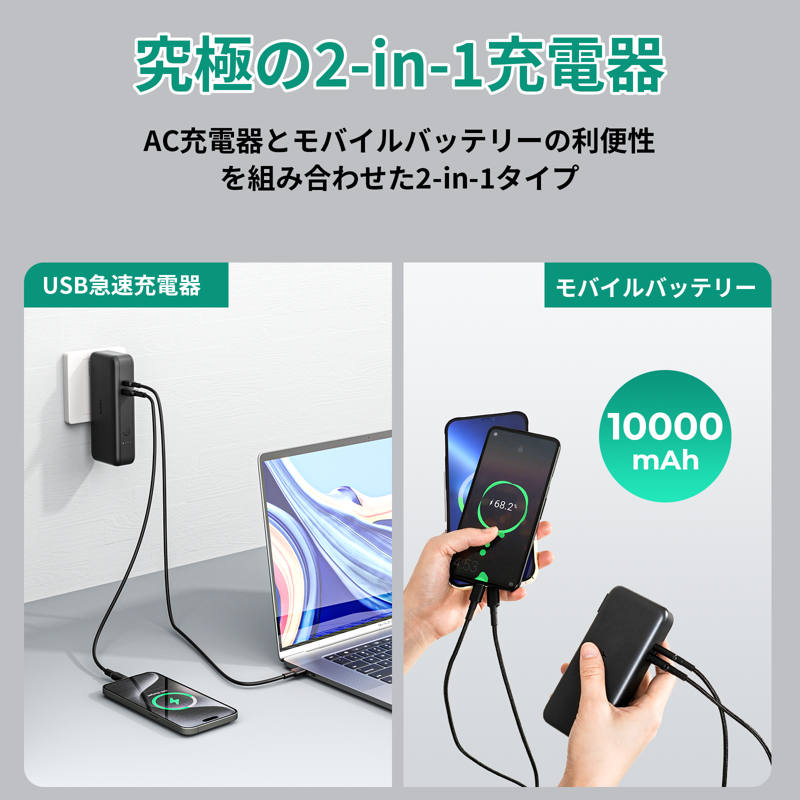 モバイルバッテリー 急速充電 PD 130w ノートPC給電 30000mAh モバイルバッテリー 急速充電 PD 130w ノートPC給電 30000mAh