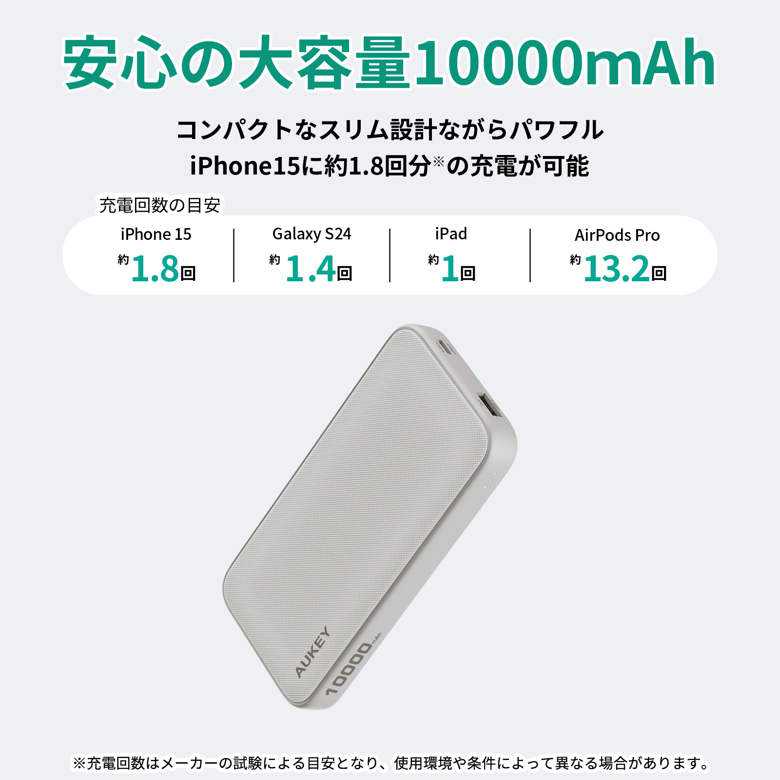 10000mAhモバイルバッテリー PB-Y46