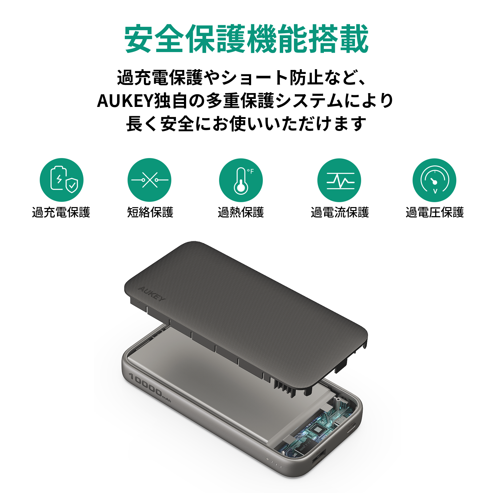 10000mAhモバイルバッテリー PB-Y46