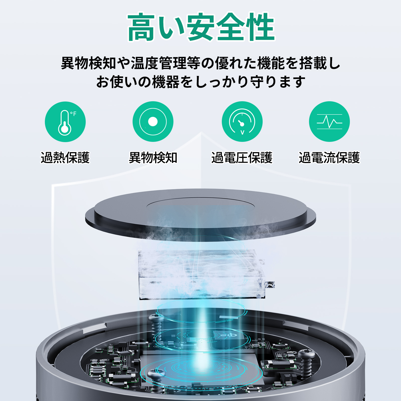 MagFusion GameFrostワイヤレス充電器 LC-G10
