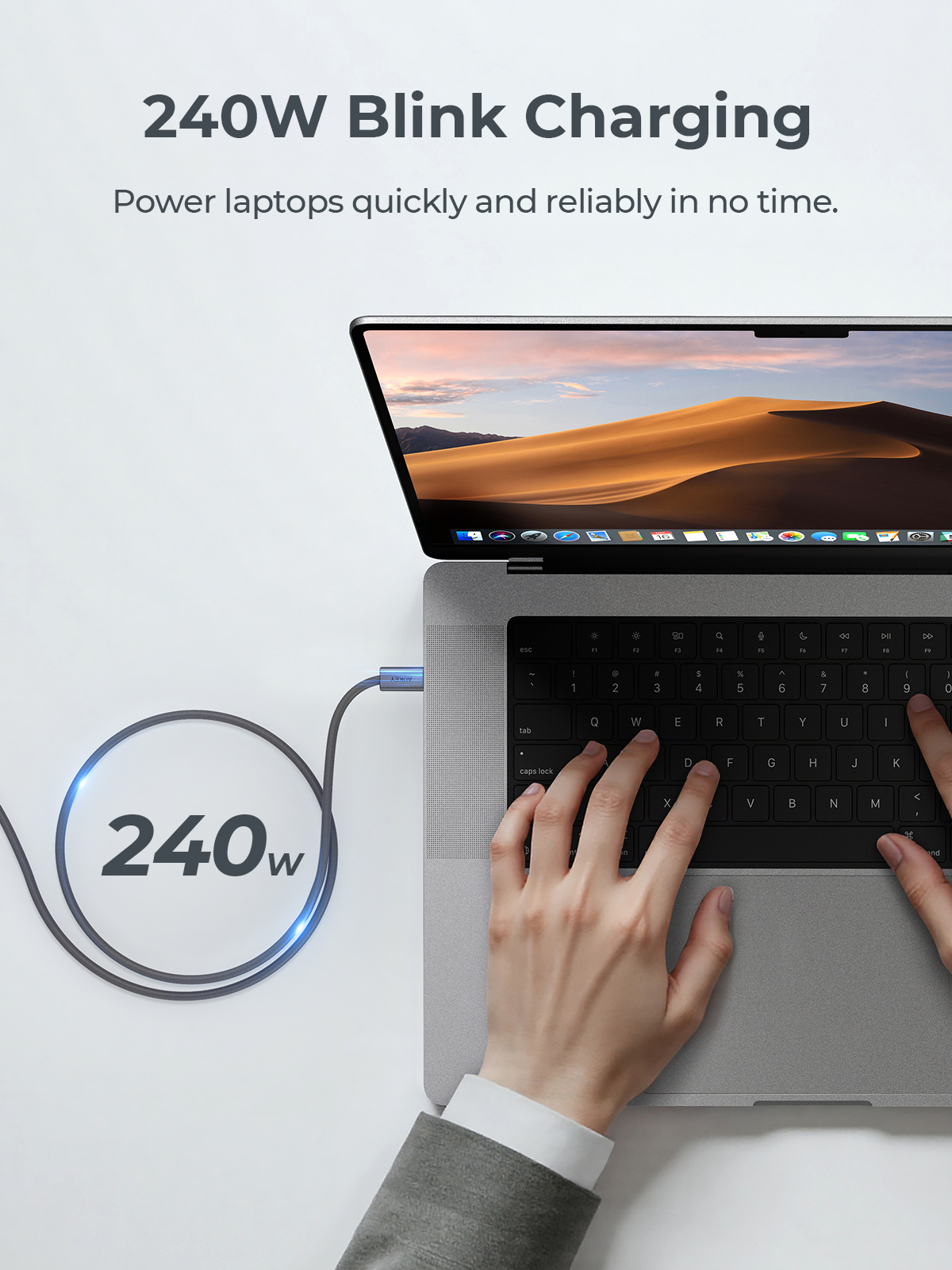 240W USB-C TO Cケーブル 1M CB-DCC241