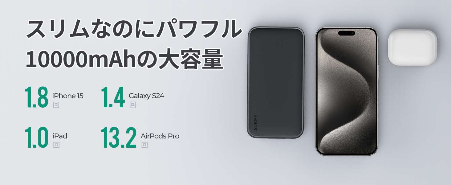 10000mAhモバイルバッテリー PB-Y46