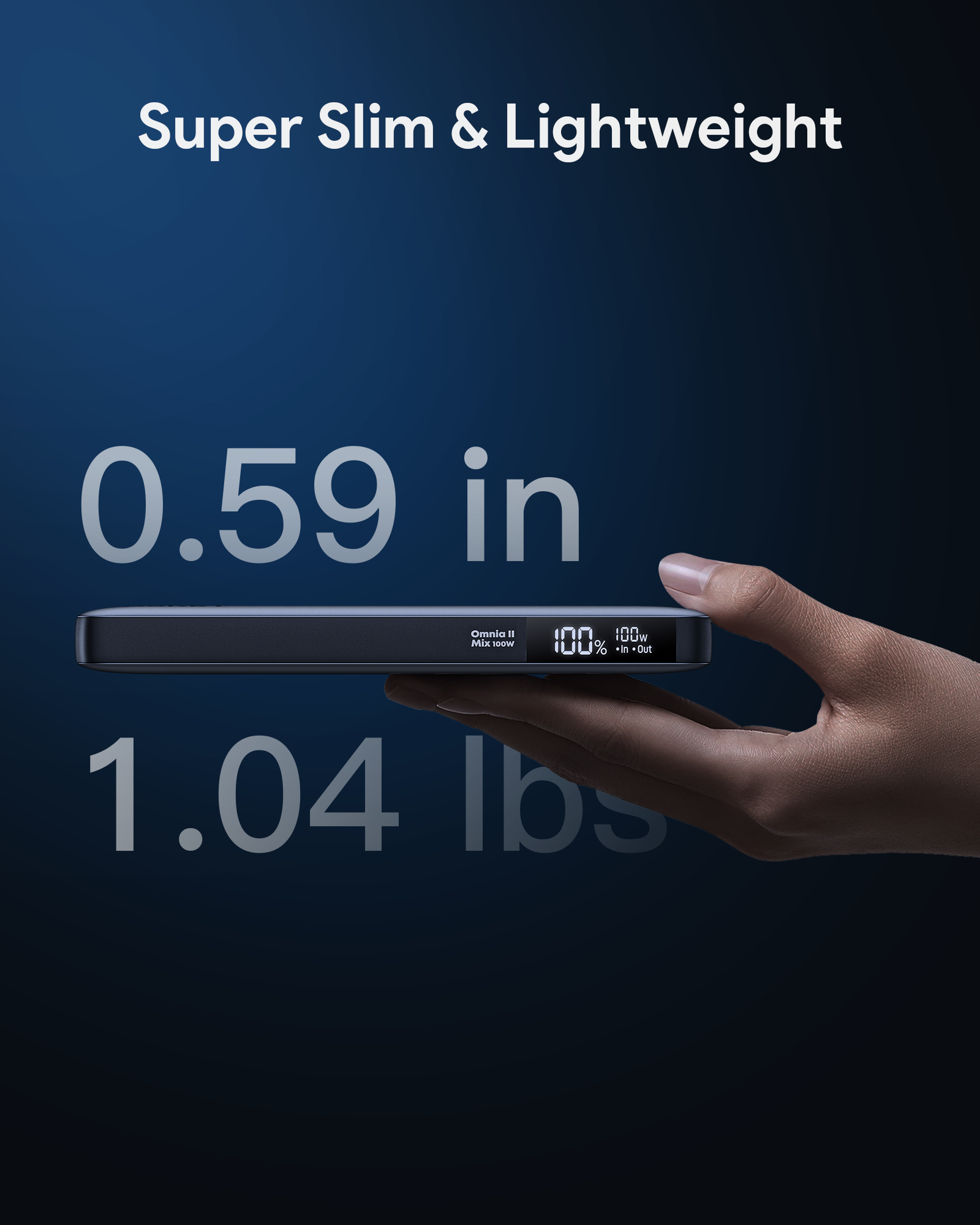 100W 20000mAhモバイルバッテリー PB-Y44