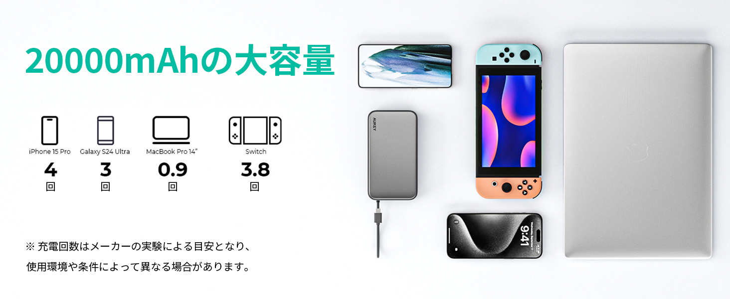 100W 2000mAhモバイルバッテリー PB-Y48