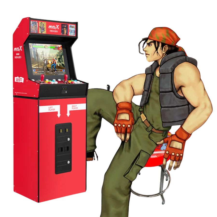 お近くならお届けします。MVSXホームアーケード本体プラス未開封台座