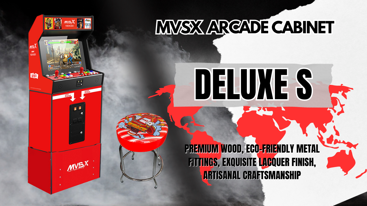 SNK MVSX Full Bundle Set with Riser and Stool-SNK MVSX