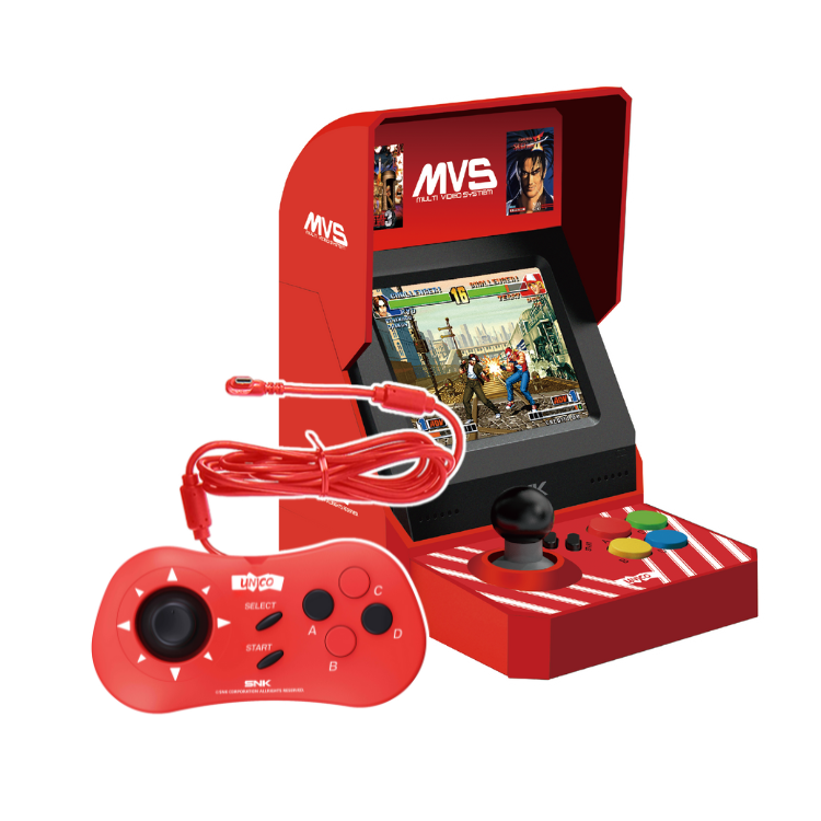SNK MVS MINI Arcade Red Combo with Game Pad
