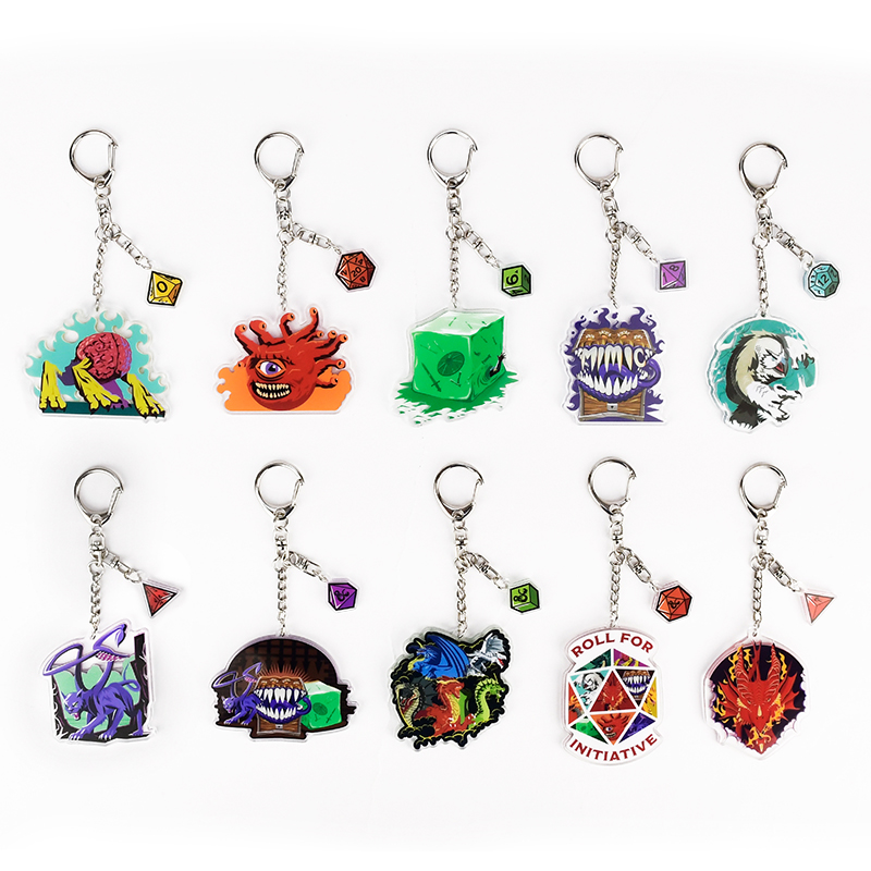 【Pre-Order】Dungeons & Dragons Acrylic Keychain(Mystery box) 
