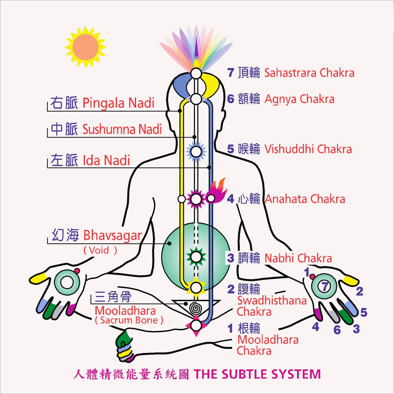 七脈輪是什麼?如何開啟七脈輪?