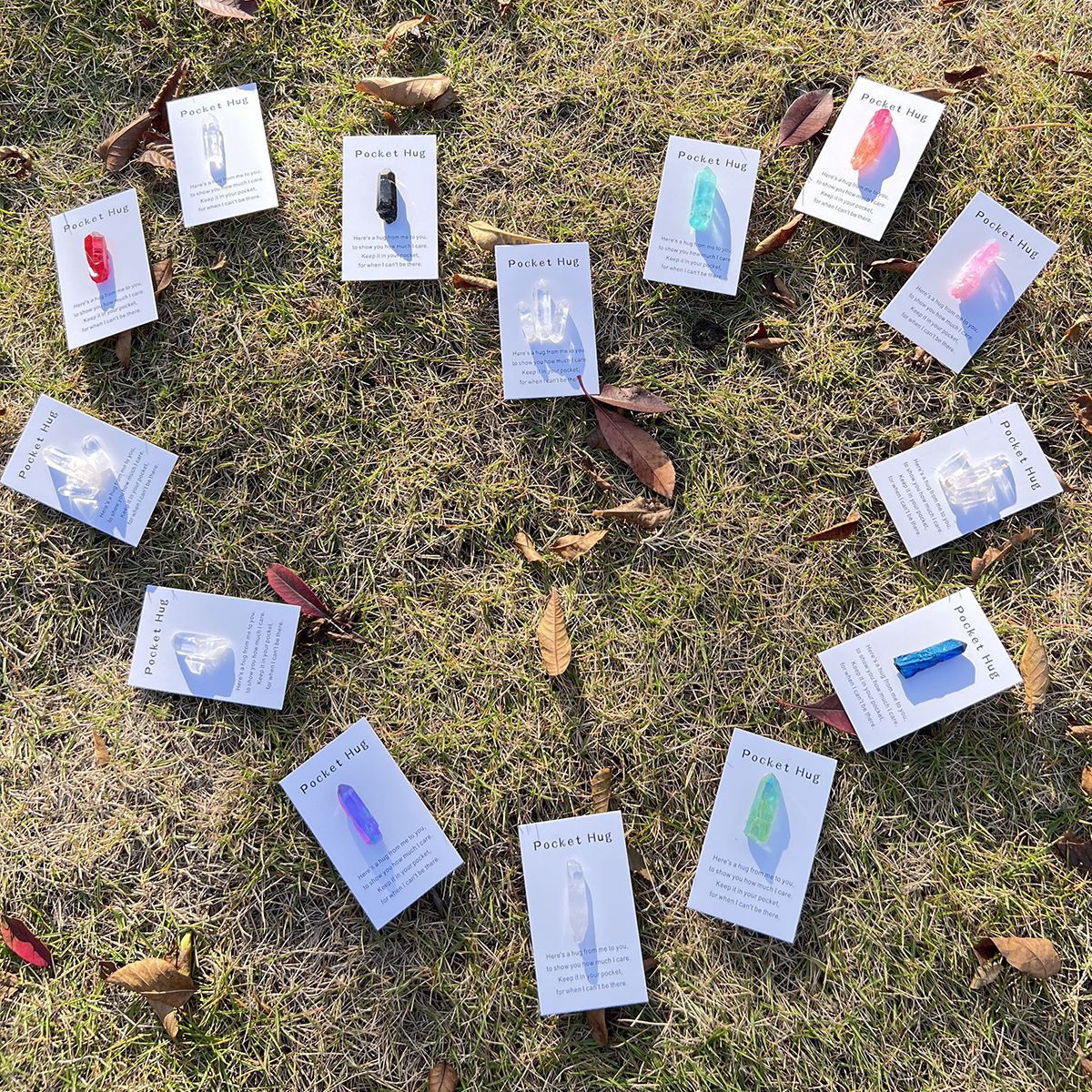 口袋裝飾幸運水晶柱