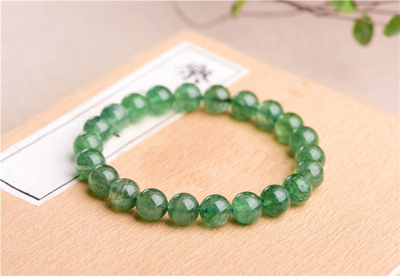 愛情守護綠草莓晶手鏈
