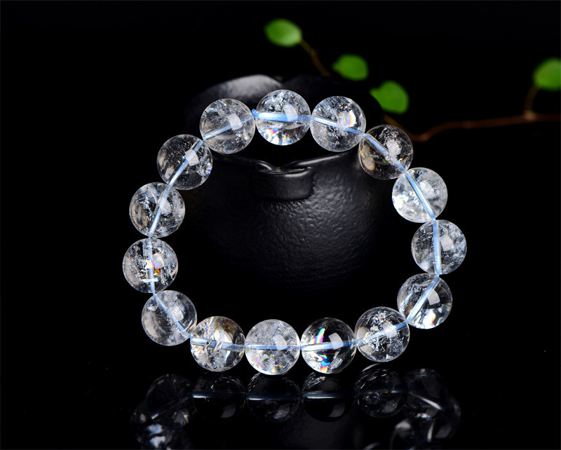 時尚七彩白水晶手鏈