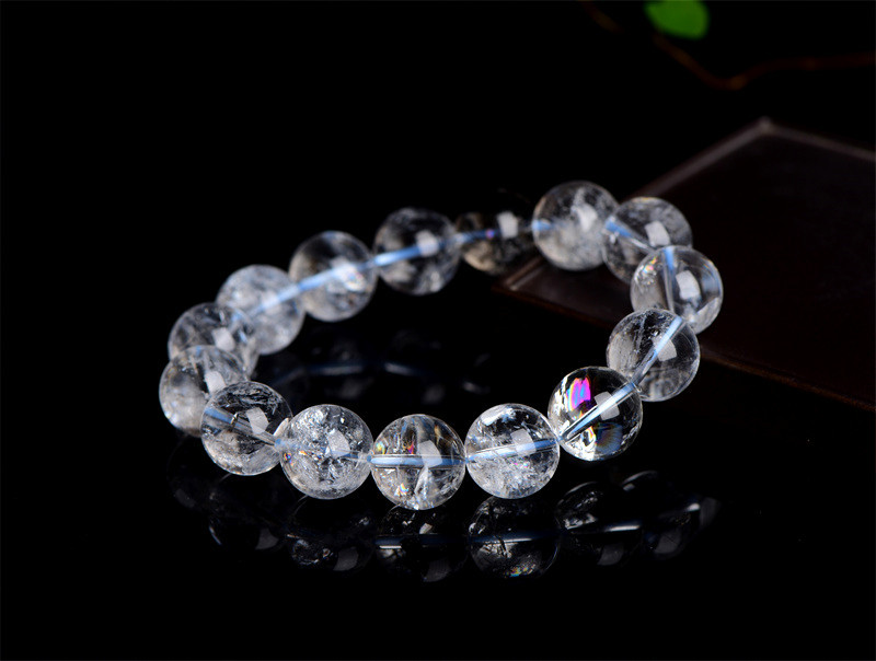 時尚七彩白水晶手鏈