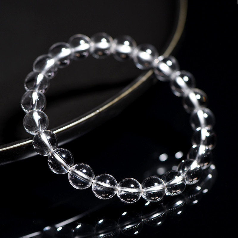 老礦白水晶串珠手鏈