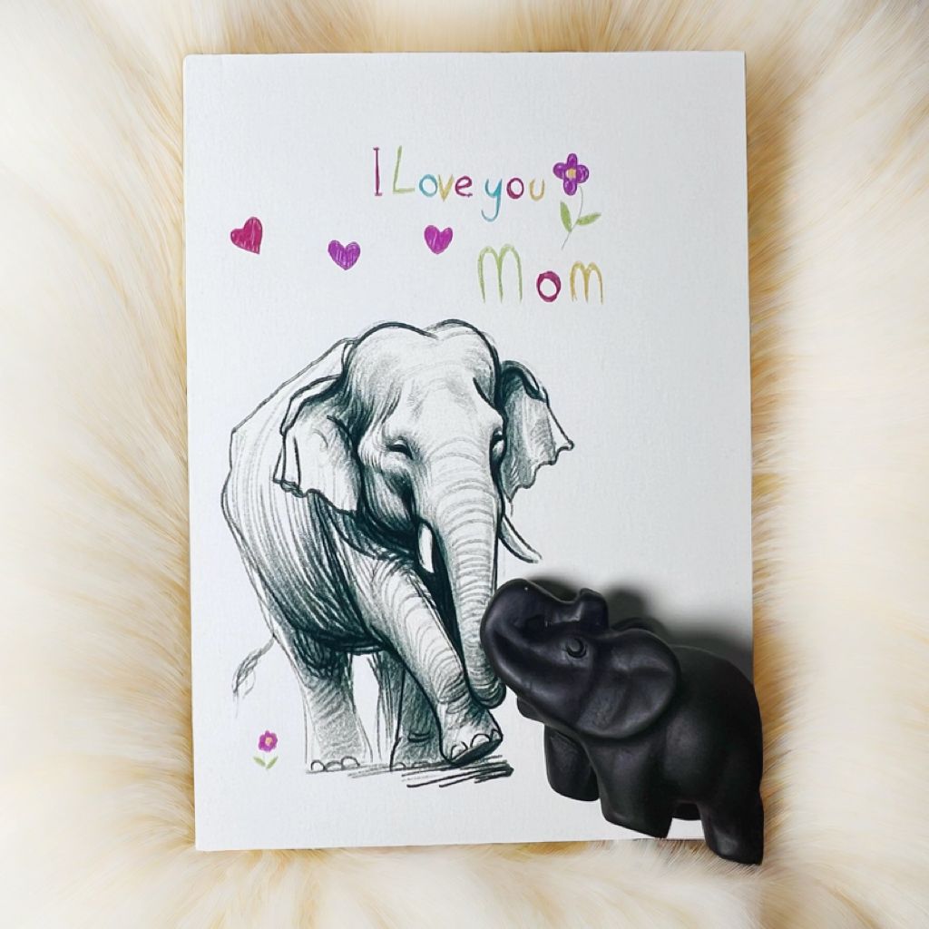 天然水晶小象祝福Crystal Elephant Wishes