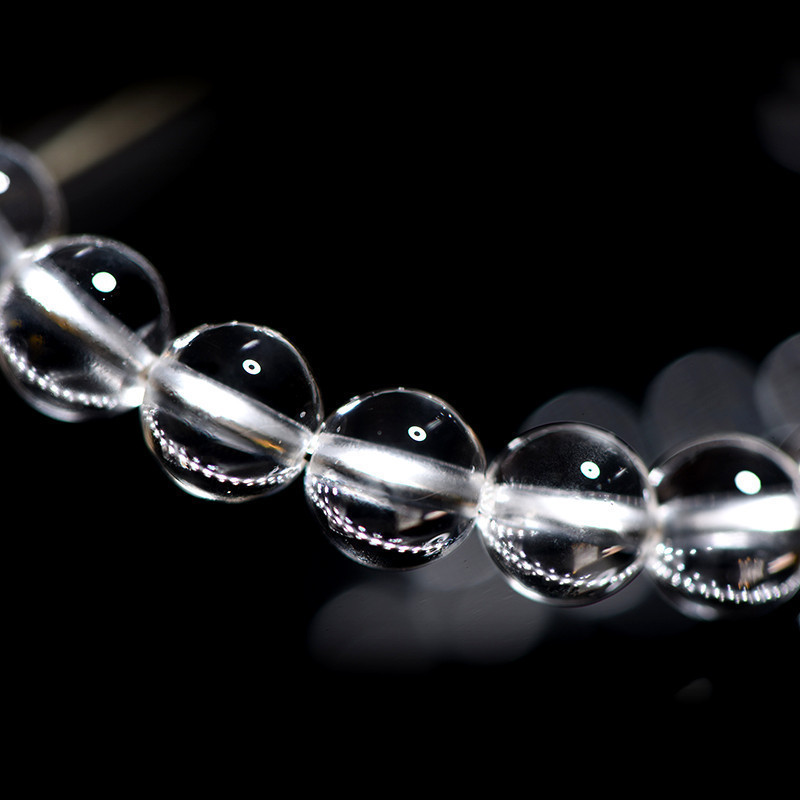 老礦白水晶串珠手鏈