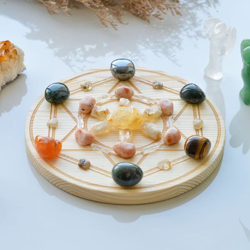 luna水晶陣療愈擺件