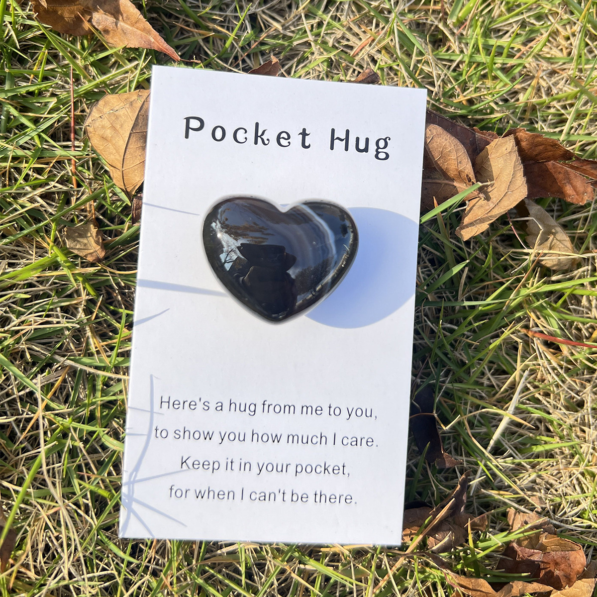 療愈愛心天然水晶 口袋擁抱愛情禮物