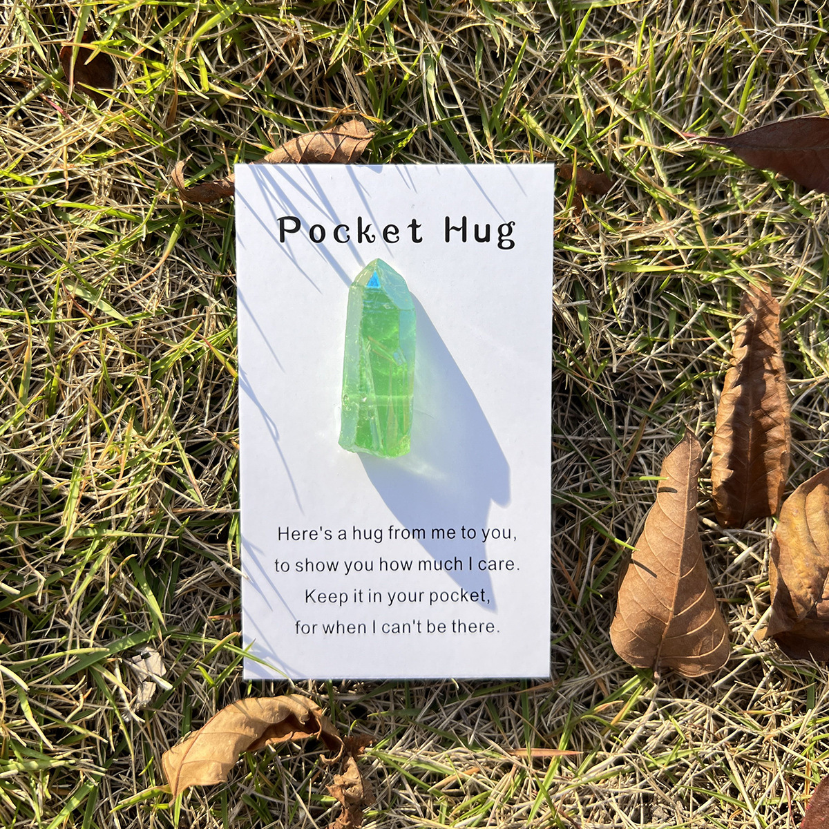 口袋裝飾幸運水晶柱