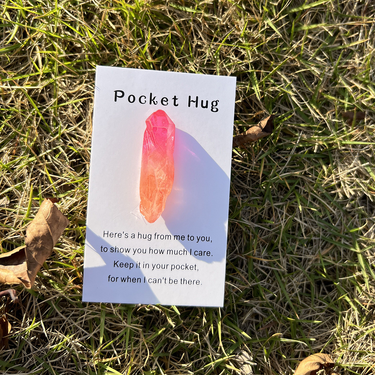 口袋裝飾幸運水晶柱