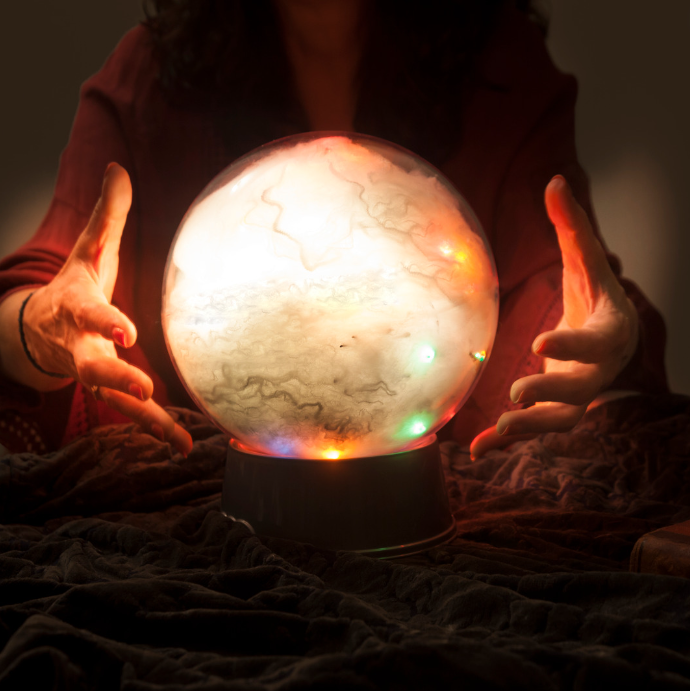 魔法塔羅療愈水晶球